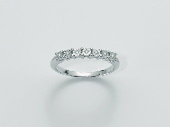 Anello Miluna Donna Fedina in Oro bianco Diamante 2.0 Ct LID1355-D14-14 - LID1355-D14-14